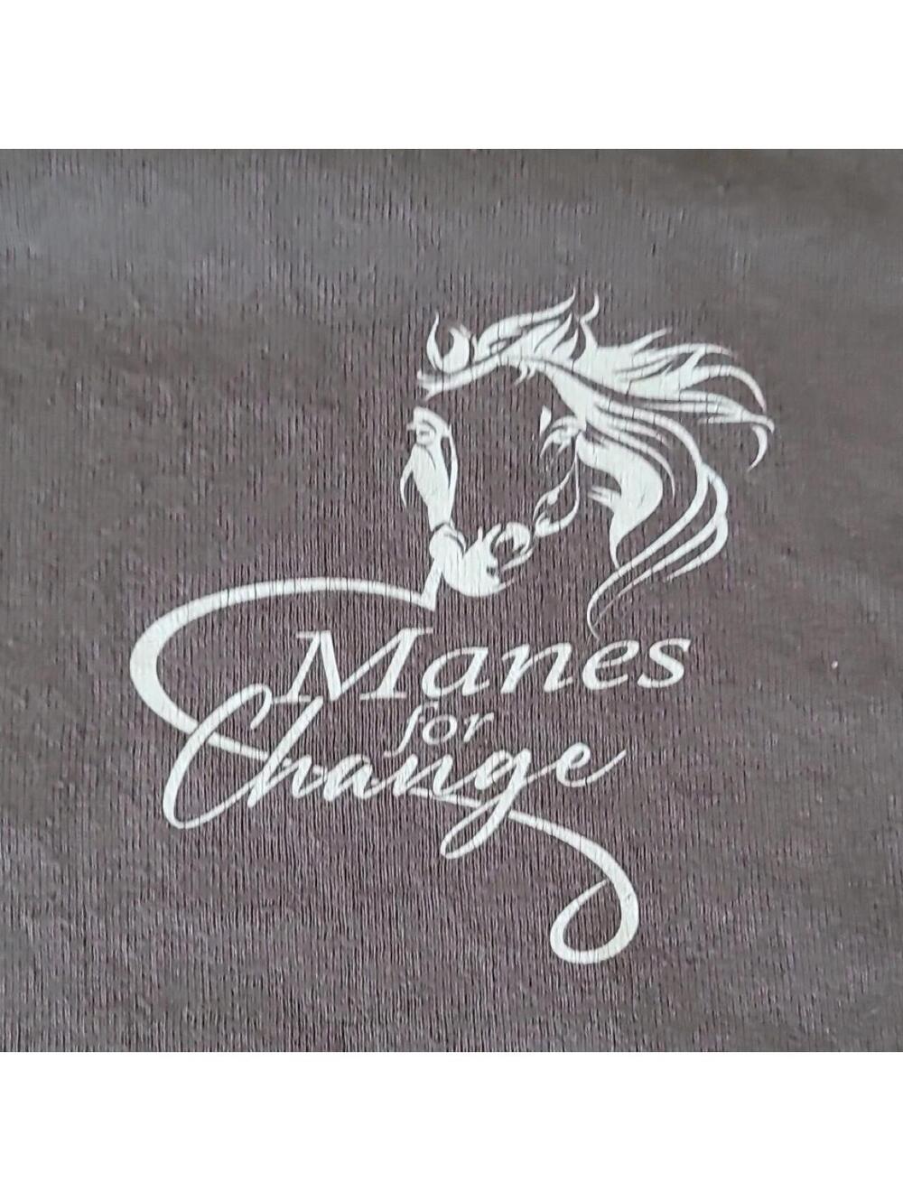 Men's Black and Brown Tshirt